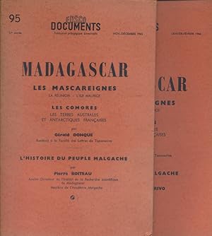 Les documents Edsco N° 95-96. Madagascar, les Mascareignes, la Réunion, l'Ile Maurice, les Comore...