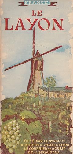 Le Layon. Brochure illustrée. Editée par le Syndicat d'Initiative de la vallée du Layon. Vers 1960.
