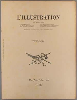 Table alphabétique de la revue L'Illustration. 1936, deuxième volume. Tome CXCIV : mai à août 1936.