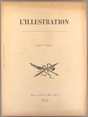 Table alphabétique de la revue L'Illustration. 1933, premier volume. Tome CLXXXIV : janvier à avr...
