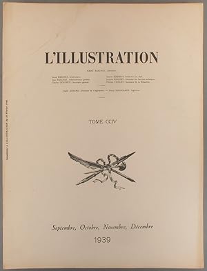 Table alphabétique de la revue L'Illustration. 1939, troisième volume. Tome CCIV : septembre à dé...