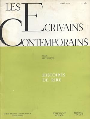 Les écrivains contemporains. N° 180. Série historique : Histoires de rire. Mars 1972.