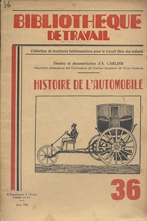 Histoire de l'automobile.
