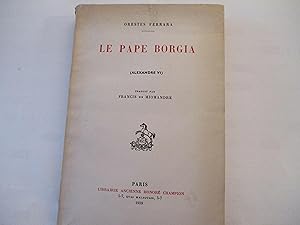 Le Pape Borgia (alexandre VI) de Orestes Ferrara
