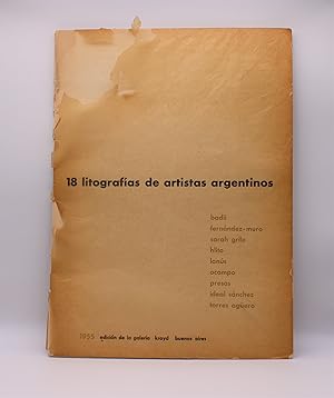 18 LITOGRAFIAS DE ARTISTAS ARGENTINOS