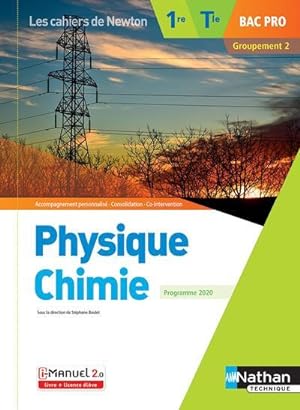 Physique-chimie 1re/Term Bac Pro - Groupement 2 (Les cahiers de Newton) - Livre + licence élève 2020
