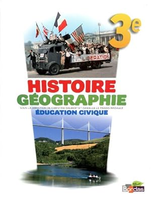 histoire géographie éducation civique ; 3ème ; manuel de l'élève