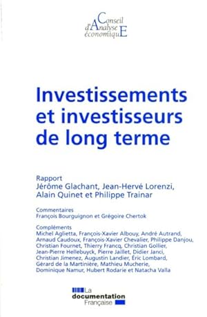 Investissements et investisseurs de long terme
