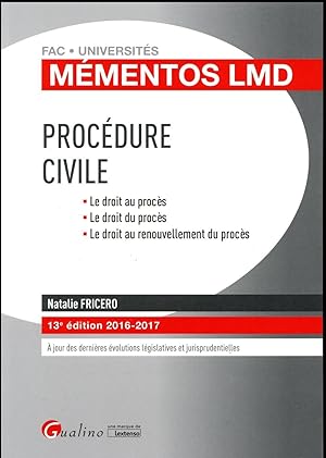 procédure civile 2016-2017