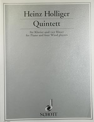 Quintett fur Klavier und vier Blaser (Piano and four Wind Players), Piano Score and Parts