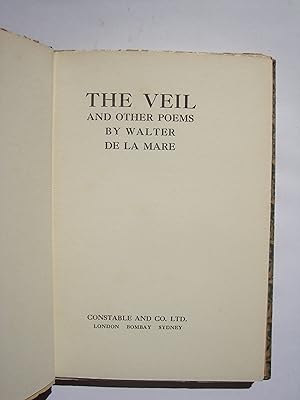 The Veil and other poems.