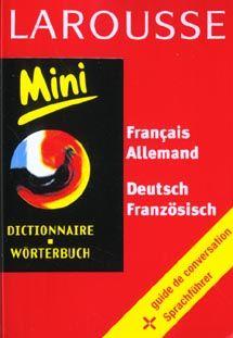 Dictionnaire Mini Francais-Allemand Deusch-Franzosisch