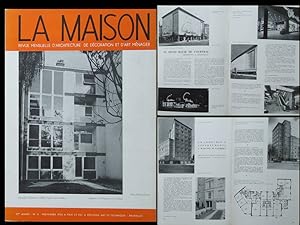 LA MAISON N°11 1956 CHARLES VAN NUETEN, MONTOIS ET COURTOIS, ORCQ, COURTRAI