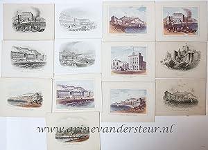 [Six etching and seven reproduction of prints of Dover, United Kingdom] Published by Newsman, Vie...