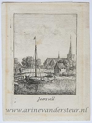 [Original etching, ets] J. v. Almeloveen after H. Saftleven. The village of Jaarsveld, published ...