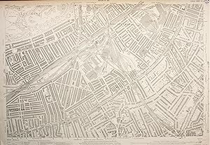 Ordnance Survey Large Scale Map of the Region between Nine Elms and Clapham: Edition of 1916