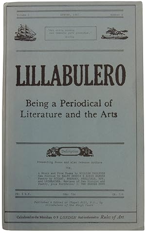 Lillabulero: Being a Periodical of Literature and the Arts. Volume I, Number 2. Spring, 1967