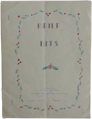 Brief Bits. Volume I Issue 1. December 1932
