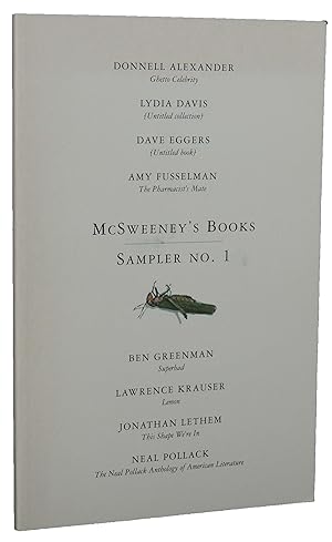 McSweeney's Books Sampler No. 1