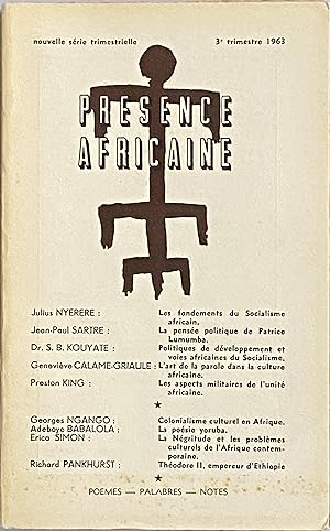 Presence Africaine 3e Trimestre 1963