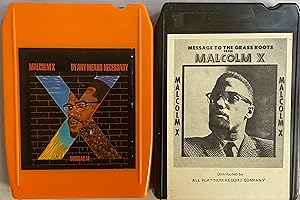 Two 8-Track Cartridges of Malcolm X