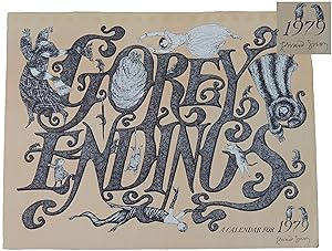 Broadside for Gorey Endings: A Calendar for 1979