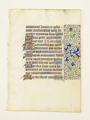 FROM AN ATTRACTIVE BOOK OF HOURS IN LATIN