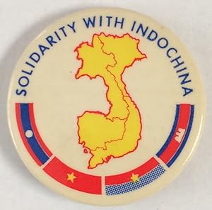 Solidarity with Indochina [pinback button]