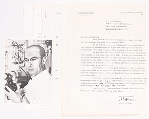 Signed, Typewritten Letter by Albert Hofmann; Photocopy of the First Report on the Use of LSD; an...