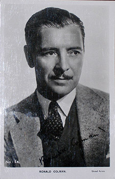 Ronald Colman.