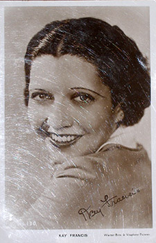 Kay Francis.