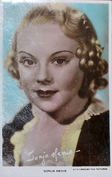 Sonja Henie.