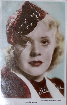 Alice Faye.