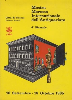 4a Biennale Mostra Mercato Internazionale dell'Antiquariato. Firenze, Palazzo Strozzi 18 settembr...