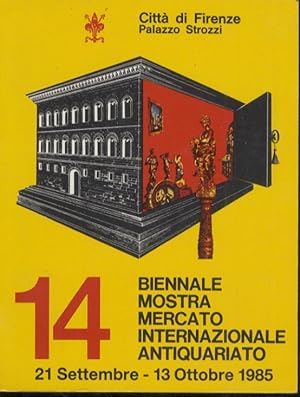 14a Biennale Mostra Mercato Internazionale dell'Antiquariato. Firenze, Palazzo Strozzi 21 settemb...