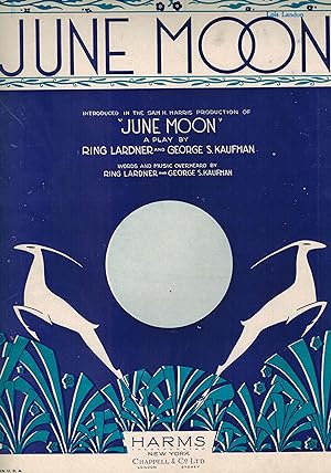 June Moon - Vintage sheet Music