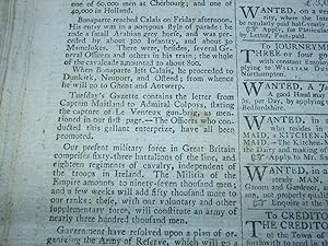 Napoleonic Wars. Newspaper 1803/04/05 [ 147 Issues ]