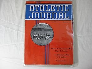 ATHLETIC JOURNAL Vol. XXII, No. 1 September, 1941
