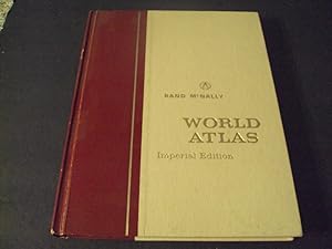 Rand McNally World Atlas Imperial Edition 1968 HC