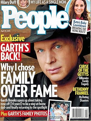 People Weekly Magazine - 20 April 2015 - Garth Brooks Cover