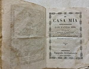 Il CASA MIA almanacco per l anno 1859 regolato secondo l orologio oltramontano con le giuocate pe...