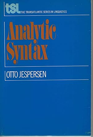 Analytic Syntax