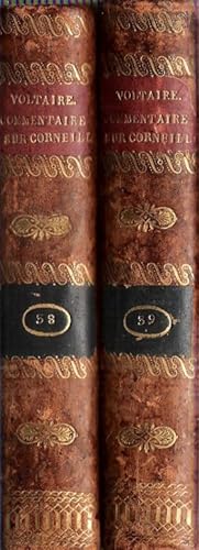 Oeuvres Complètes De Voltaire : Tomes 38 et 39 : Commentaires Sur Corneille . Complet En 2 Volumes