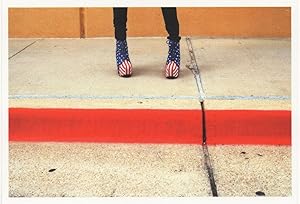 Peter Dench Patriotic Shoes American Stars & Stripes Postcard