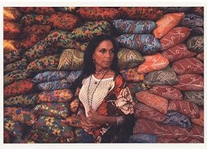 Rose In The Marrakech Pillow Souk 1970 Award Photo Postcard