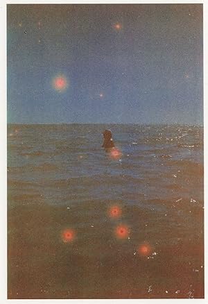 Thobias Faldt Shooting Stars Into Sea SOS Meteor Storm UFO Award Postcard