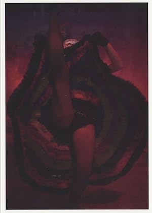 Can Can Dancer Upskirt Cabaret Burlesque Photo Award Postcard