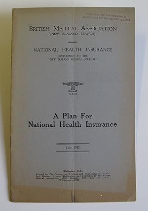 A Plan For National Health Insurance