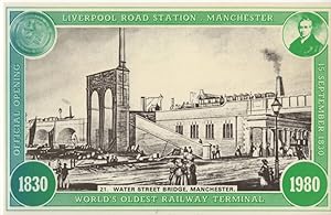 Water Street Bridge Liverpool & Manchester Railway Postcard