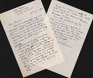 Holograph Letter to Bernard Hassell